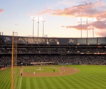 Baseball - Oakland A's - Baseball Stadium - Summer Pasttime - America's Favorite Sport