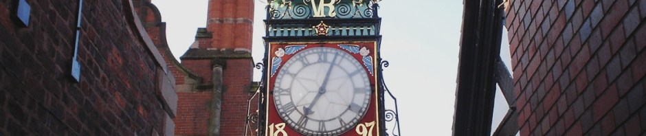Eastgate Clock - Chester, England - 2nd most photographed Clock - Clock Tower on Bridge