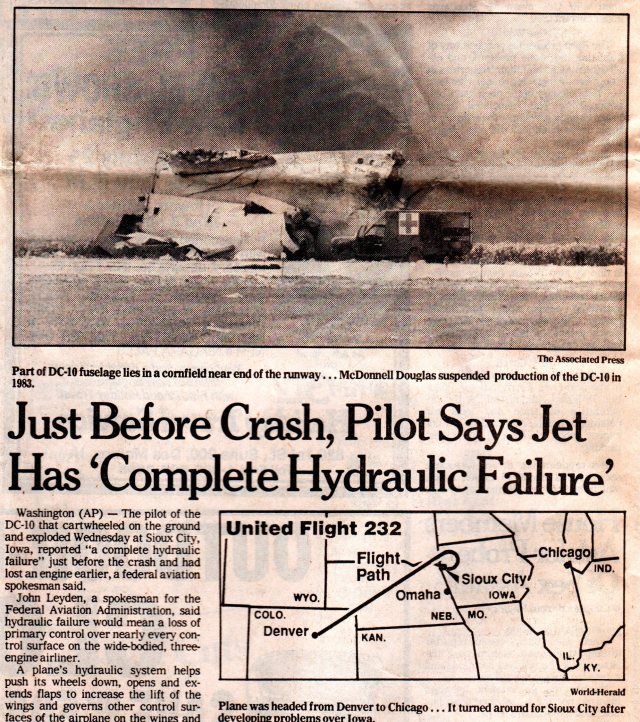 UA 232 - Sioux City, Iowa - Plane Crash - DC-10 - Memories - Airport - Witness - N1819U