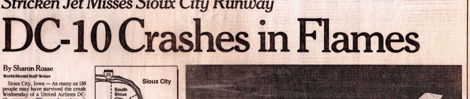 UA 232 Plane Crash - Sioux City, Iowa - SUX - DC-10 - United Airlines - Hydraulic Failure