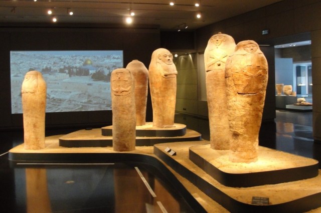 Israel museum, Egyptian Coffins, anthropoid coffins, Deir el-Balah