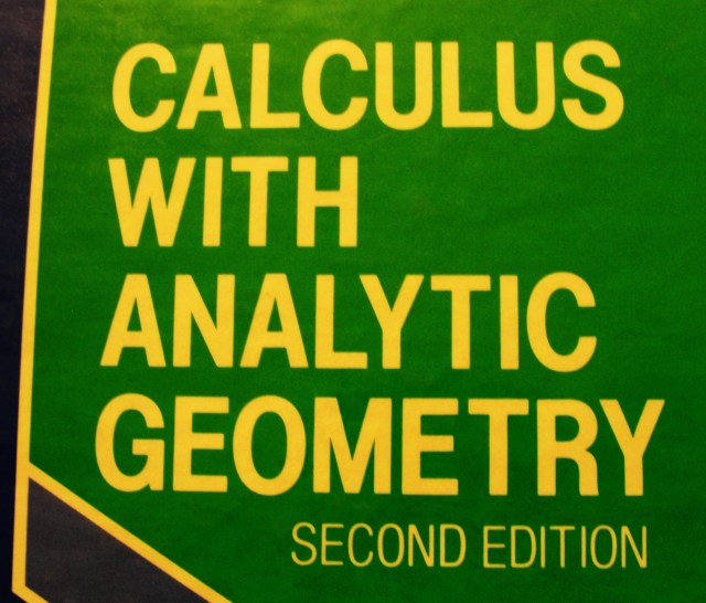 Calculus with Analytical Geometry Textbook