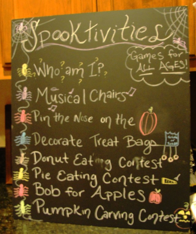 Activities at a Costume Party - Spooktivities