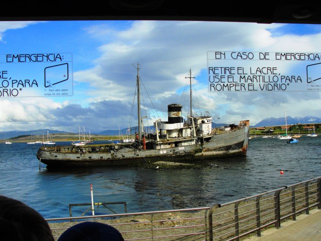 Old ship at Ushuiah, Argentina - St. Christopher - Beagle Channel - Ship Wreck - In Case of Emergency