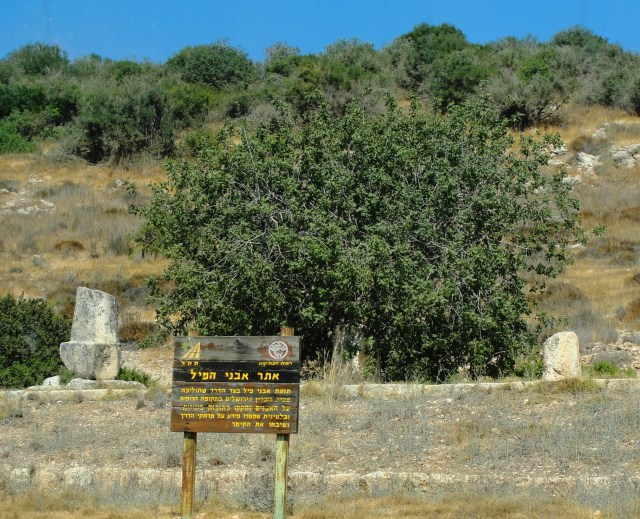 Roman Milestones in the Shephelah - Near Tell Goded or Marasheth Gath