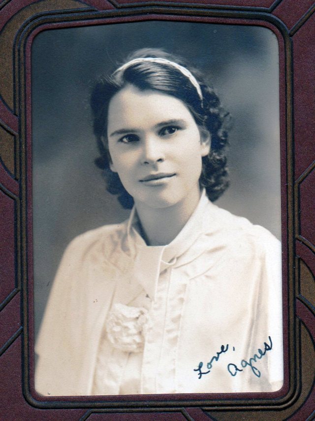 Grandma High School Picture - Agnes Van Duzor