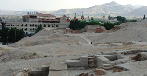 Jericho Hills as seen from Tell es-Sultan or Tell Jericho - Joshua - Spies - Rahab