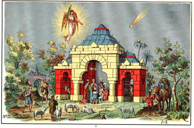 Anchor Stones - Anker Nativity Scene - Building Blocks - Christmas Scene - Crib