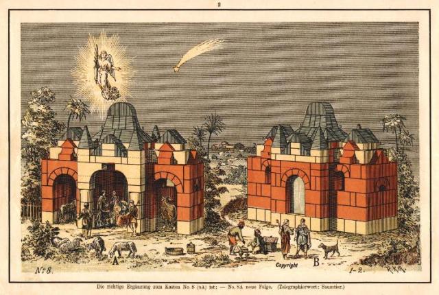 Ankerstein Manger - Set 8 - Anchor Building Blocks - Manger - Nativity Scene