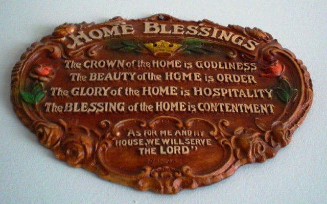 As for Me and My House we willl Serve the Lord - Joshua 24:15 - Joshua Plaque - Home Blessing 