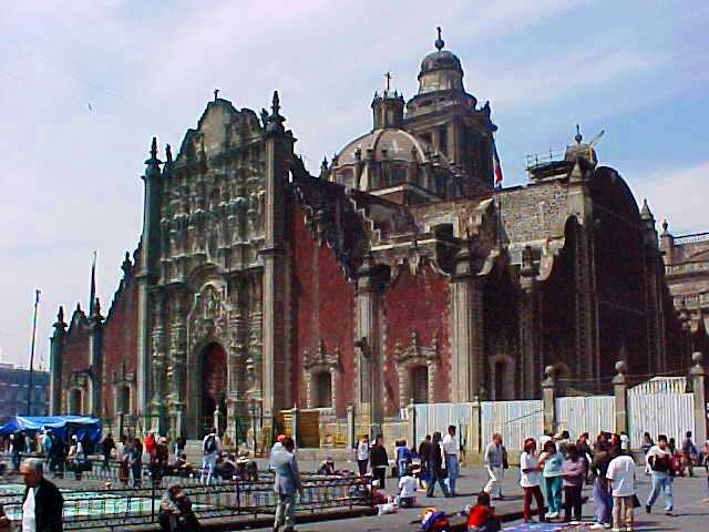 Mexico City Metropolitan Cathedral and Tabernacle - Baroque Architecture - Zócalo (Plaza de la Constitución)