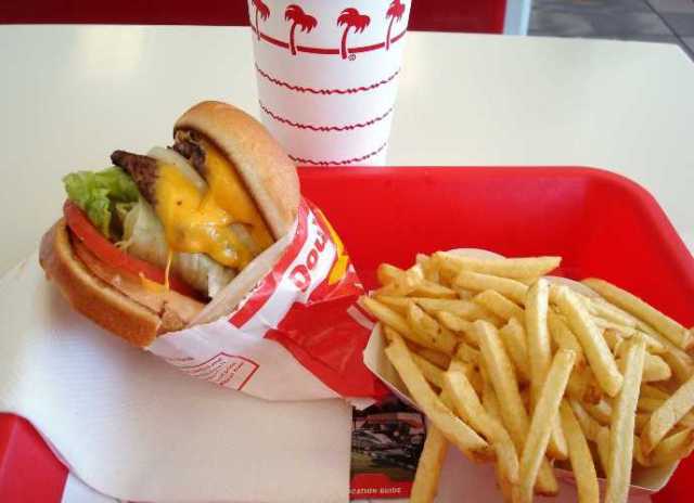 In-N-Out Burger - Double-Double - Fries - Coke - Hamburger