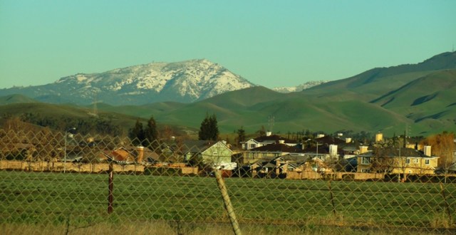 Mount Diablo Snow Cover - February 2013 - Winter Storm 2013 - Livermore