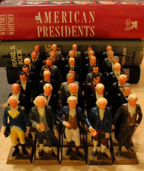 Marx President Figurines - Washington to Johnson - President's Day - Figurines - Grocery Promotion