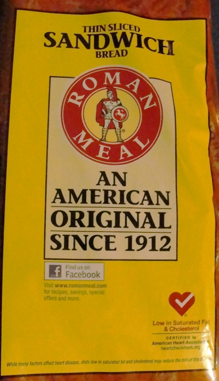 Roman Meal Sandwich Bread - Home Pride Replacement - Hostess Brands - Sandwich - Toast