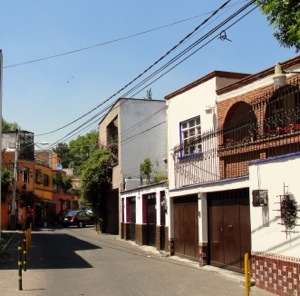 Coyoacan - Streets of Coyoacan - Mexico City - Quiet Street in Mexico