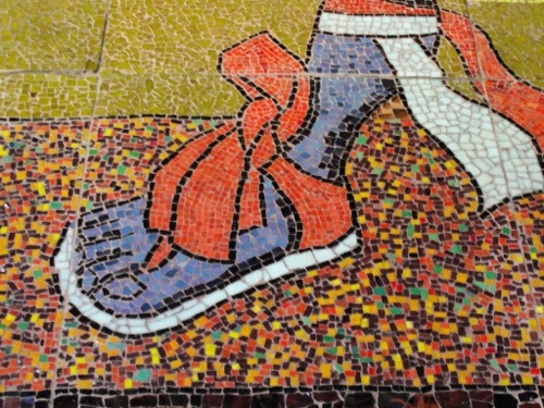 Teatro de Los Insurgentes - La historia del Teatro - Diego Rivera Mural - Diego Rivera - Painted Tile