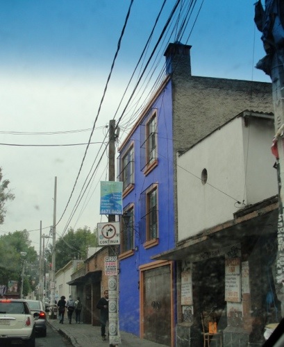 Colorful Coyoacan - Streets of Coyoacan - Colorful Houses - Purple House - Mexican Street Scene