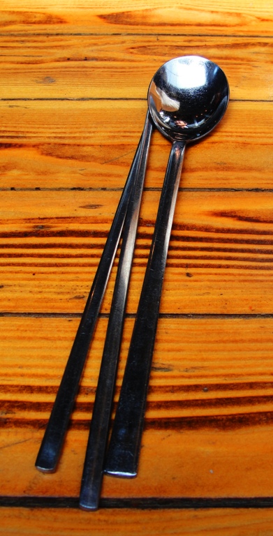 Metal Chopsticks - Long Spoon - South Korean eating utensils
