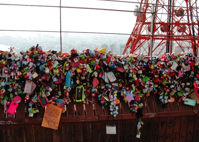 Love Padlock - N Seoul Tower - Namsan Tower - Eternal Love - Locked up Love - Graffiti