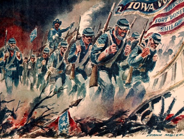 Frank Andrea Miller - Iowa in the Civil War - April 12, 1853 - Fort Sumter - Seccession - War Between the States