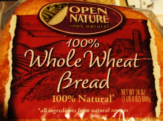 Open Nature 100% Whole Wheat Bread - Lucerne - Safeway - Home Pride Replacement - Flowers Foods 