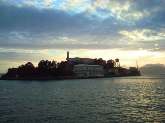 Alcatraz Island - The Rock - Alcatraz Prison - Star Trek into Darkness - Sunset - San Francisco Bay