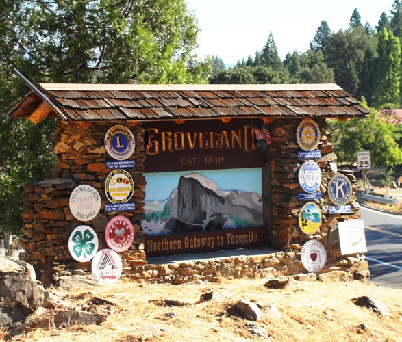 Groveland Yosemite Gateway Museum - Gateway to Yosemite - Groveland, California - Welcome Sign