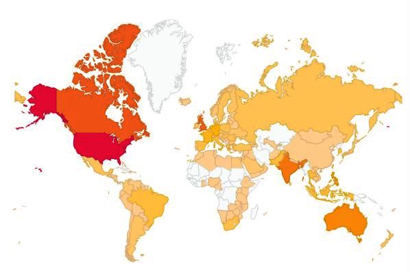Fun with Flags - Map of Blog Visitors - 142 countries - Blog Stats - Blogology