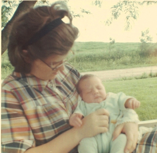 Mother's Day - Mother and Baby - Mother's Day on the Farm - Wellman, Iowa