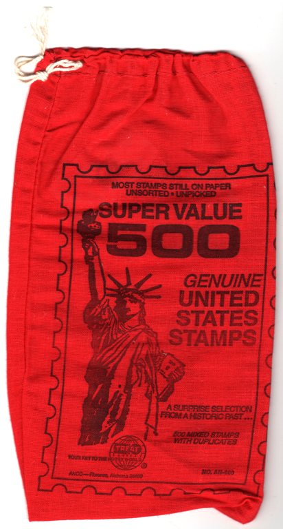 Bag of Stamps - Treat Stamps - Stamp Collecting - Hobbies
