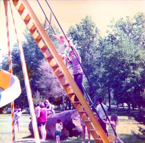 Curly Slide Park - Lagoon Park - Greater Ottumwa Park - Ottumwa, Iowa