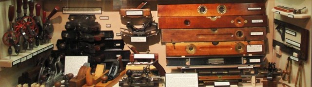 Groveland Yosemite Gateway Museum - Groveland, California - Hand Drills - Old Tools - Levels - Planes - Measuring devices