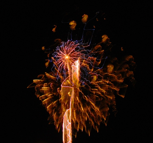 Fireworks - Patterson, California - Apricot Fiesta
