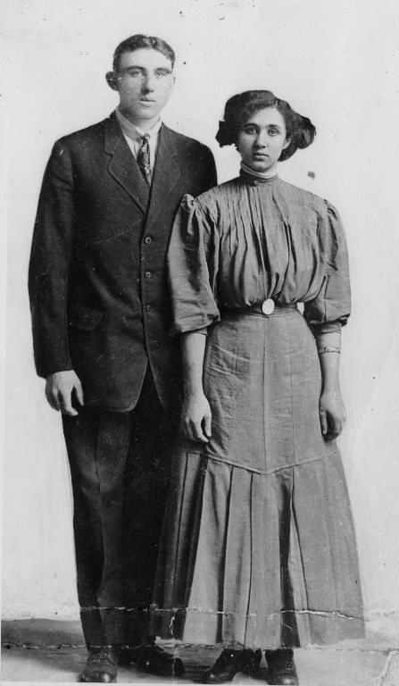 Great Grandpa Braman - Wedding Picture 1911 - Ford Motor Company - Old Wedding Pictures