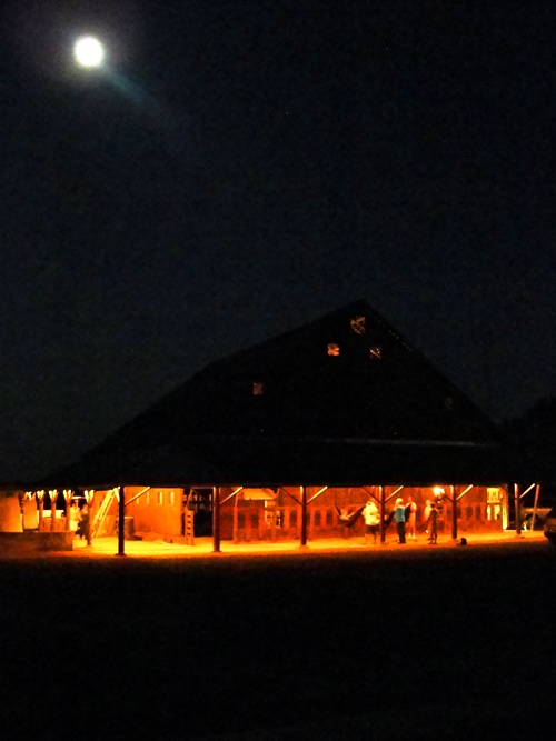 Full Moon over Barn - Barn at Night - Summer Nights - Night at the Barn