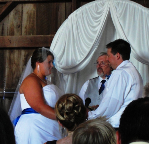 A Wedding at the Barn - Patterson - Old Barn - Orchard Barn - Wedding Ceremony