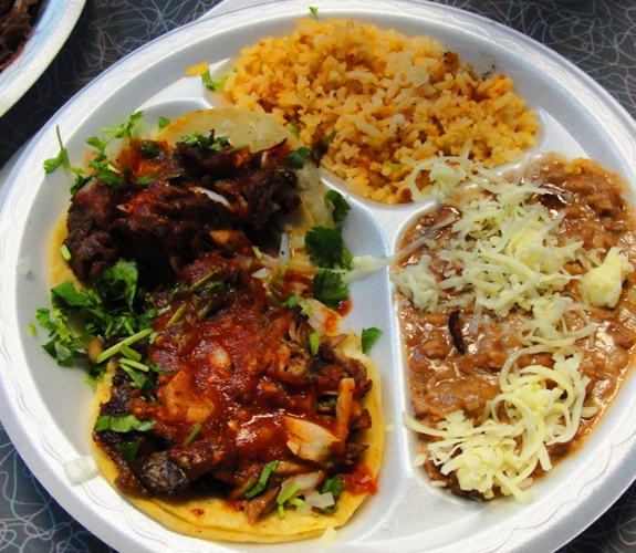 Carnitas Tacos - Mexican Food - Ernie's Taqueria - Patterson, California - Mexican Food - authentic Mexican Food