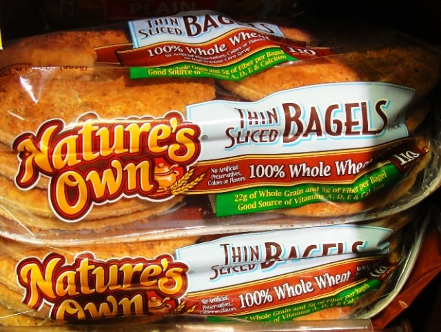 Nature's Own Thin Sliced Bagels - Flowers Foods