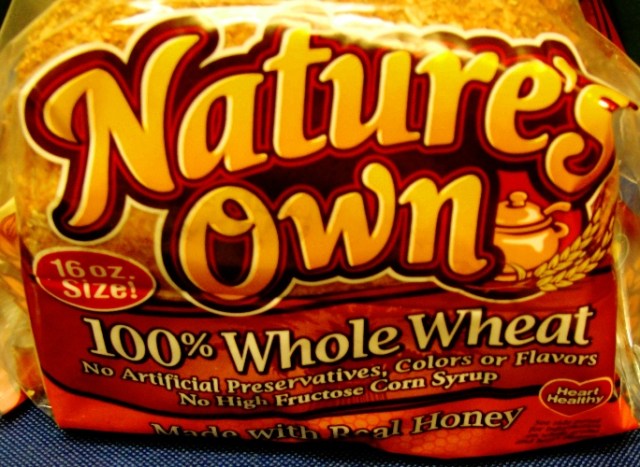 Nature's Own 100% Whole Wheat - Home Pride Replacement? - Bread - One Pound Loaf - WIC qualified bread