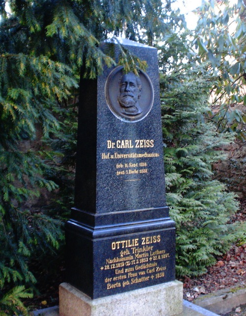 Carl Zeiss Gravestone - September 11, 1816 - December 3, 1888 - Friedenskirche Jena, Germany