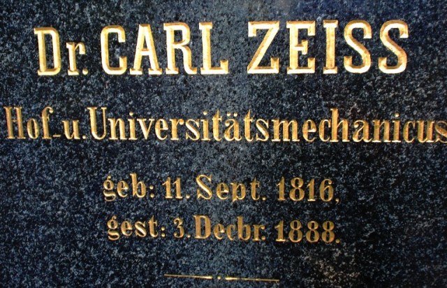 Carl Zeiss Gravestone - September 11, 1816 - December 3, 1888 - Friedenskirche Jena, Germany 
