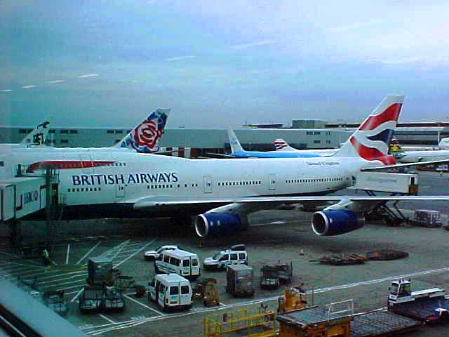 Heathrow Airport - British Air 747 - September 11, 2001 - 9/11