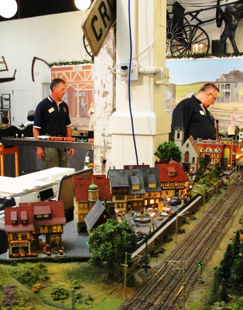 Tracy, California - Tracy Historic Museum - Tank Town - European Train Enthusiasts - Model Train Layout - Mural