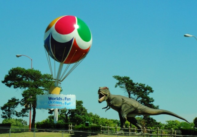 Worlds of Fun - Fun Memories - Amusement Park - Kansas City - Roller Coasters - Memories - Balloon - Dinosaur