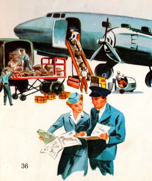 Stories about Sally - Eleanor Thomas - Social Studies - Culture - Pictures Book - Illustrations - Mail System - 1949