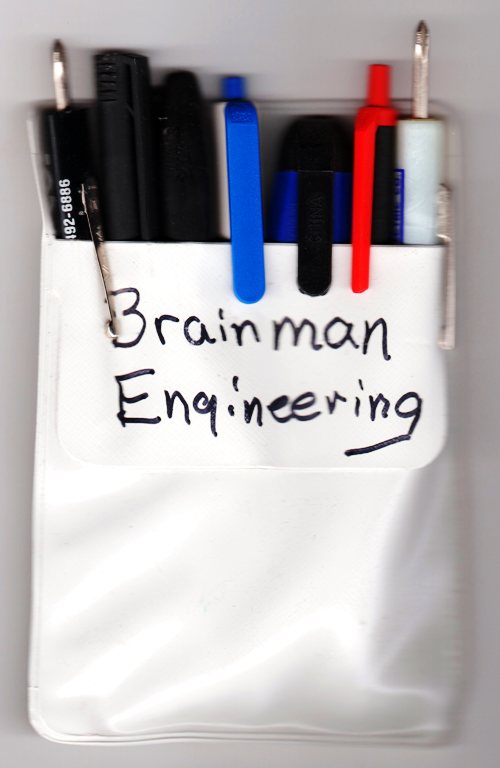 Nerd Party - Pocket Protector - Brainman engineering - costume party - Halloween