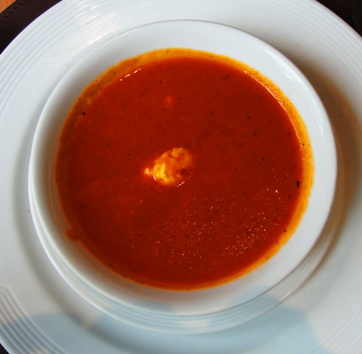 Basil Tomato Soup - Mexico City Soup - Sopa - Cheese