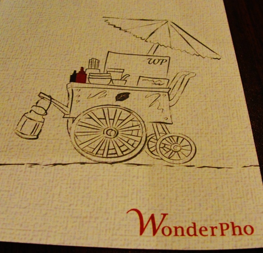 Placemat Illustration - WonderPho - Vietnamese Cuisine - North York, Canada