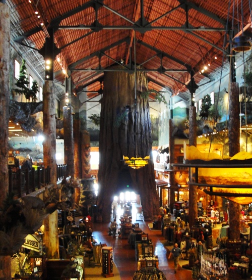 Bass Pro Shops Outdoor World - Manteca, California - Artificial Sequoia Tree - Outdoor Store